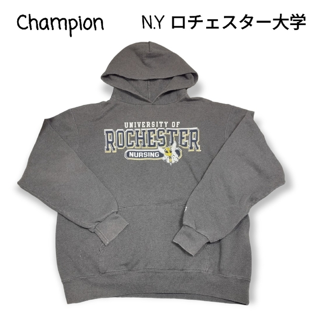 00s チャンピオン Champion NY ロチェスター大学 パーカー L