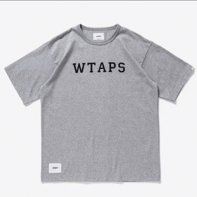 送料込 21SS wtaps カレッジ Tシャツ XL グレー