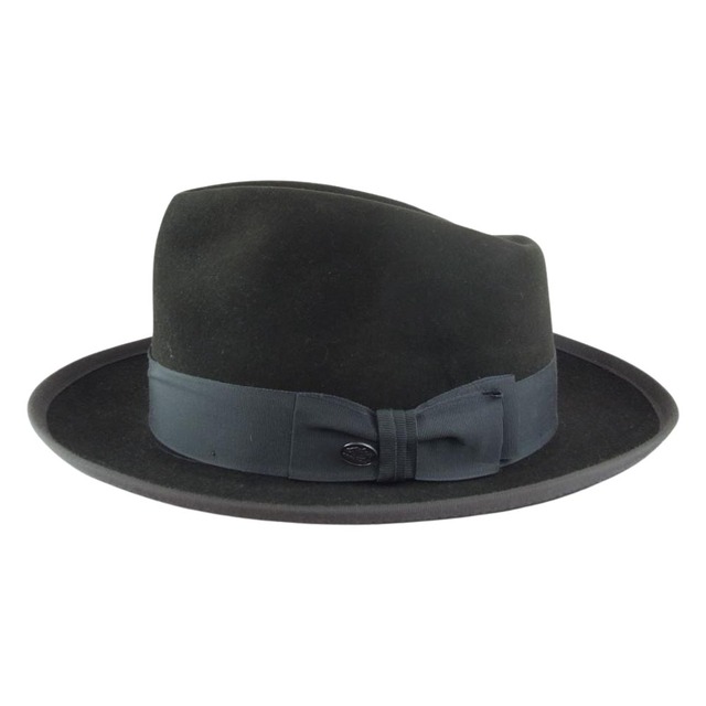 ステットソン STETSON フェルト 中折れ ハット 帽子 ブラウン系 7 1/2【中古】 メンズの帽子(その他)の商品写真