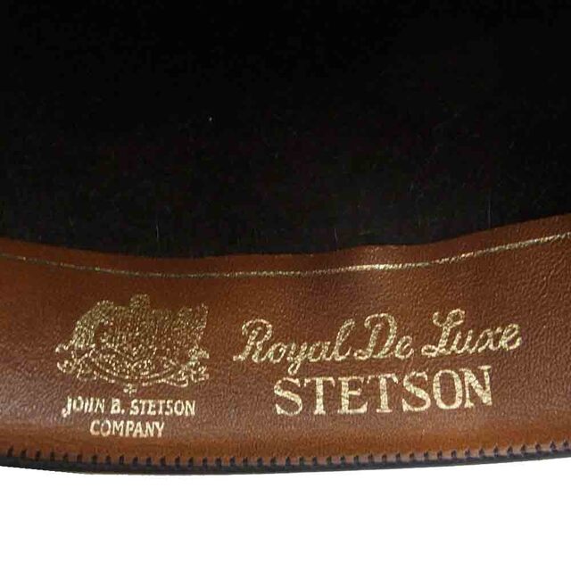 ステットソン STETSON フェルト 中折れ ハット 帽子 ブラウン系 7 1/2【中古】 メンズの帽子(その他)の商品写真