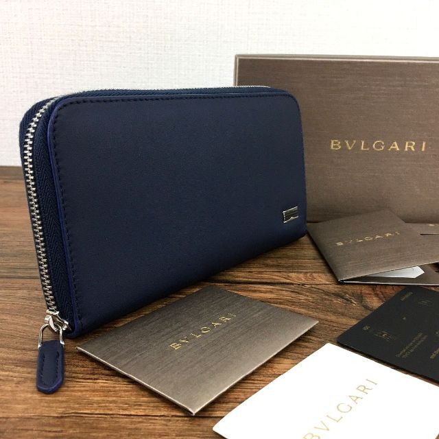 長財布集めてみました未使用品 BVLGARI ジップウォレット ビーゼロワン 174