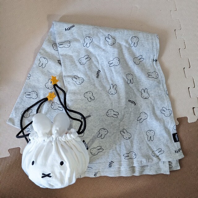 ミッフィー 授乳ケープ miffy miffy ミッフィー 授乳ケープ 巾着袋付き