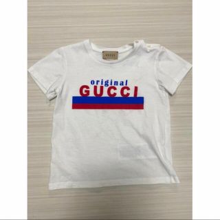 グッチ(Gucci)のGUCCI キッズ チルドレン 白 ロゴTシャツ 100(Tシャツ/カットソー)