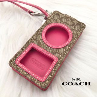 コーチ(COACH)のCOACH コーチ シグネチャー  iPod ケース ユニセックス ピンク(その他)