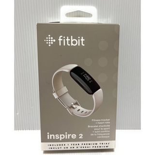 Fitbit Inspire2 フィットネストラッカー   ルナホワイト(腕時計(デジタル))