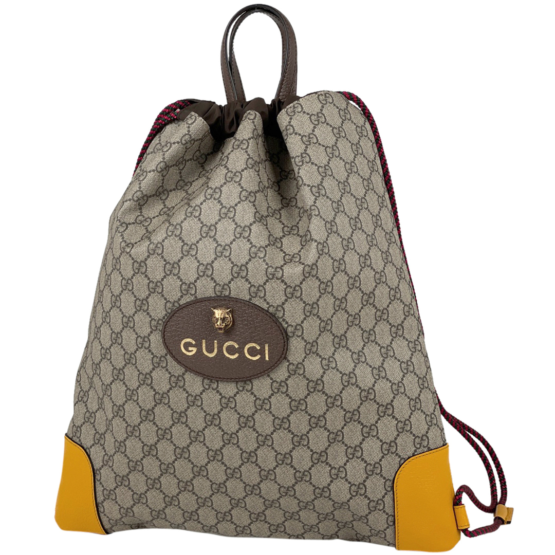 安い購入 ドローストリング グッチ - Gucci バックパック 【中古