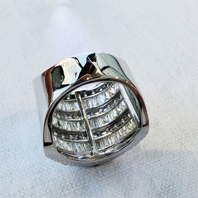 豪華☆PTダイヤモンドリング D:5.00ct レディースのアクセサリー(リング(指輪))の商品写真