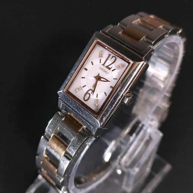 SEIKO - 美品【稼働品】SEIKOセイコー ルキア V110 シルバー ダイヤ ...