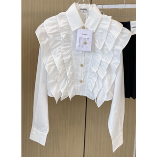 日本産】 CHANEL レースブラウス - www.zimmermed.fr