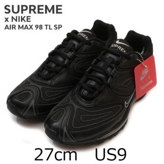 シュプリーム(Supreme)の新品Supreme × Nike Air Max 98 TL Black27cm(スニーカー)