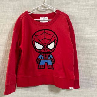 ベビーギャップ(babyGAP)のGAPスパイダーマンスウェット105センチ(Tシャツ/カットソー)