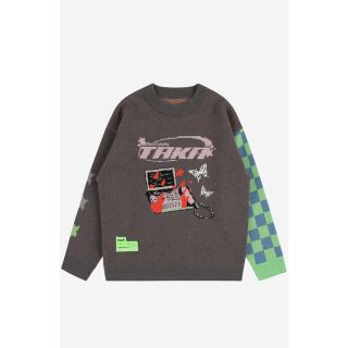 ステューシー(STUSSY)のtaka original Cyberwebcheckboard knit(ニット/セーター)