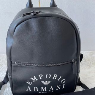 エンポリオアルマーニ(Emporio Armani)の【大人気】　エンポリオアルマーニ　リュック　バックパック　ブラック(リュック/バックパック)