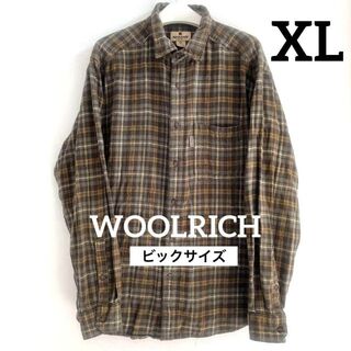 ウールリッチ(WOOLRICH)のウールリッチ　WOOLRICH   長袖シャツ ビックサイズ 破れあり！XL(Tシャツ/カットソー(七分/長袖))