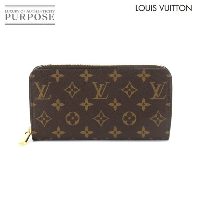 未使用 展示品 ルイ ヴィトン LOUIS VUITTON モノグラム ジッピー ウォレット ラウンドファスナー 長財布 ブラウン M42616 RFID VLP 90181682２７０ｇ内側