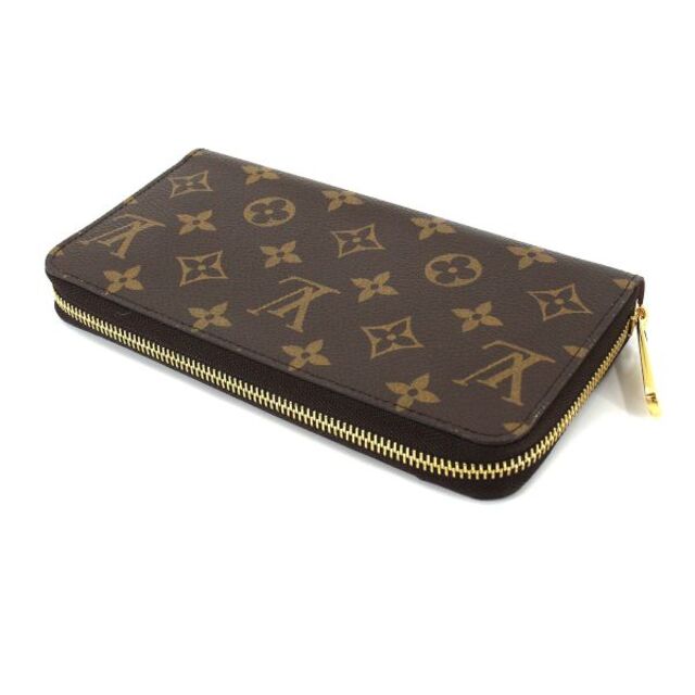 未使用 展示品 ルイ ヴィトン LOUIS VUITTON モノグラム ジッピー ウォレット ラウンドファスナー 長財布 ブラウン M42616 RFID VLP 90181682