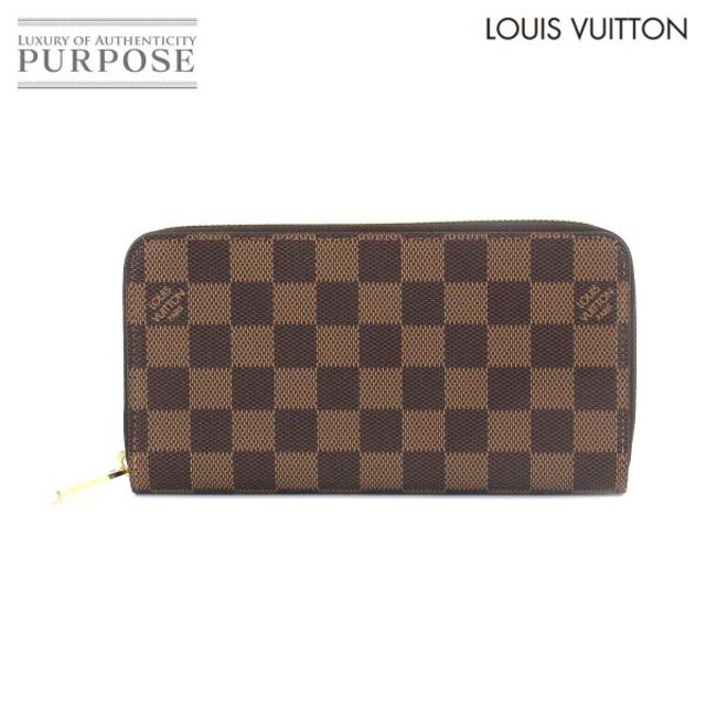 未使用 展示品 ルイ ヴィトン LOUIS VUITTON ダミエ ジッピー ウォレット ラウンドファスナー 長財布 エベヌ ローズバレリーヌ VLP 90182369