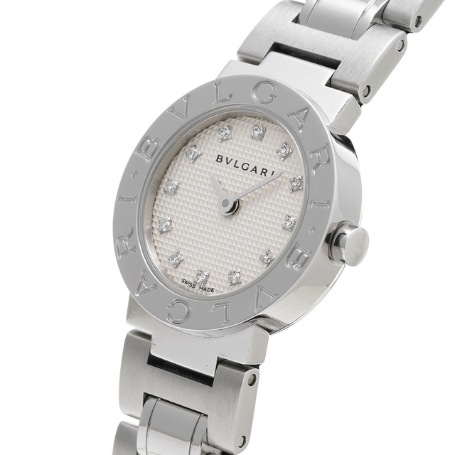 人気商品は BVLGARI - 中古 ブルガリ BVLGARI BB23SS シルバー