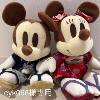 ディズニー(Disney)のミッキー　ミニー　ぬいぐるみ　お正月(その他)