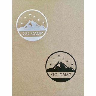 GO CAMP 丸型【カッティングステッカー】(ステッカー)