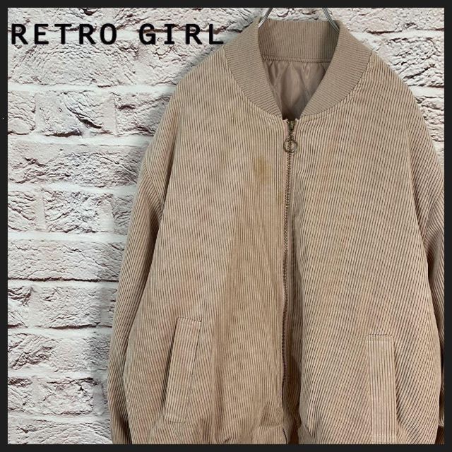 RETRO GIRL(レトロガール)のレトロガール　MA-1 アウター メンズ　レディース　[ M ] レディースのジャケット/アウター(ブルゾン)の商品写真
