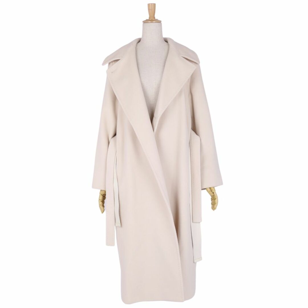 稀少 MAX MARA マックスマーラ ロングコート 白タグ カシミヤ ウール-