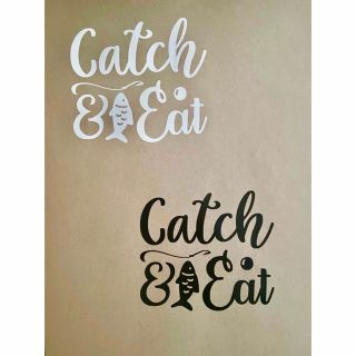 Catch&Eat【カッティングステッカー】(ステッカー)