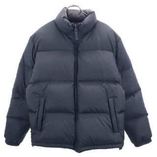 ユニクロ(UNIQLO)のユニクロ リバーシブル ダウンジャケット L ブラック×グレー UNIQLO メンズ 【中古】  【230227】(ダッフルコート)