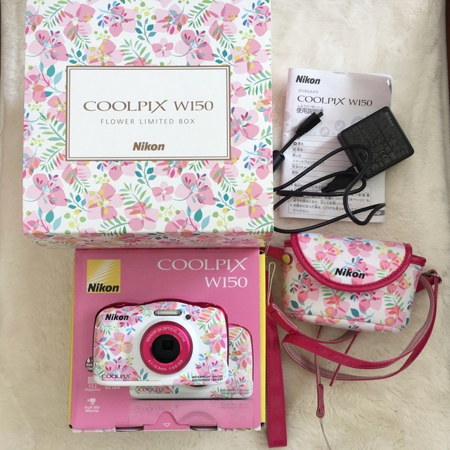 【限定品】COOLPIX W150 FLOWER LIMITED BOX 美品