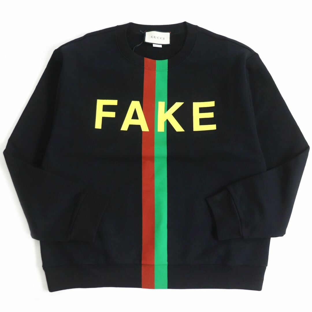 Gucci - 未使用品□20AW GUCCI/グッチ 635847 FAKE NOT/ウェブライン