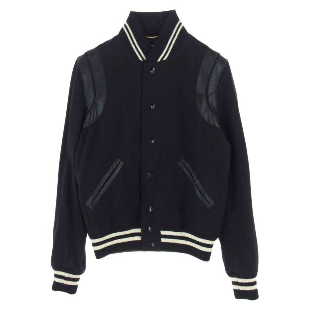 Saint Laurent - SAINT LAURENT サンローラン ジャケット 376283 Y239W 国内正規品 エディ期 テディ ウール ジャケット ブラック系【中古】