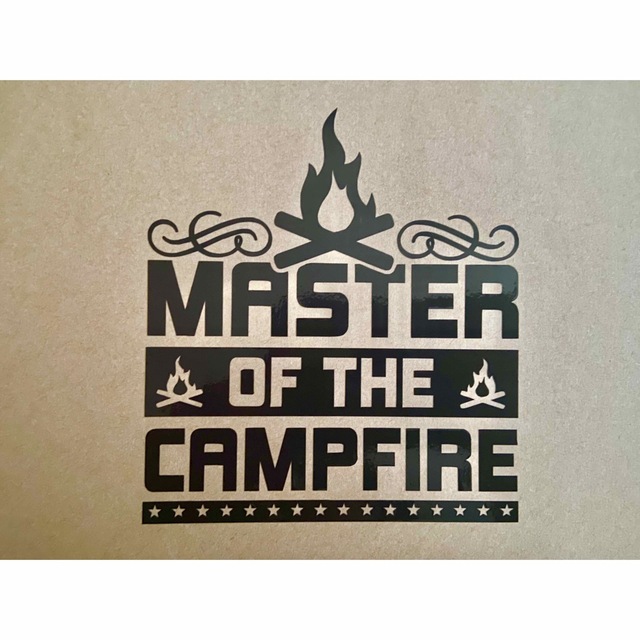 MASTER OF THE CAMPFIRE【カッティングステッカー】 自動車/バイクのバイク(ステッカー)の商品写真