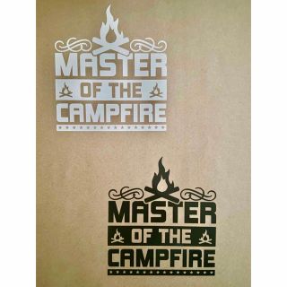 MASTER OF THE CAMPFIRE【カッティングステッカー】(ステッカー)