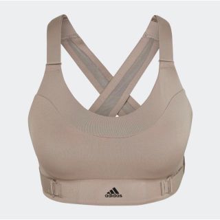 アディダス(adidas)のadidasスポーツブラ　ハイサポート L(AA-B)グレージュ【新品・未使用】(トレーニング用品)