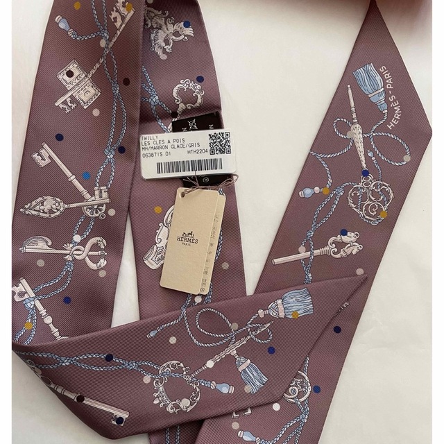 HERMES エルメス ツイリー 鍵 レクレアポア マロン新品 - tsm.ac.in