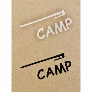 CAMP キャンプ　ペグ【カッティングステッカー】(ステッカー)