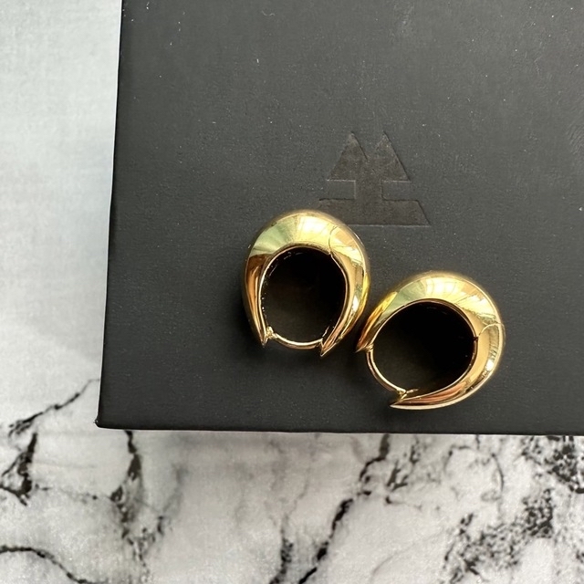 トムウッド TOM WOOD ICE HOOP SMALL ピアス ゴールド | www