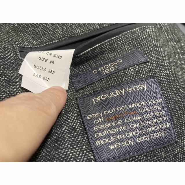 チルコロ グレー ストレッチジャケット 48 | www.jarussi.com.br