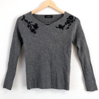 District United Arrows - 【美品・中古】ユナイテッドアローズ★レディース・黒・ブラック　セーター