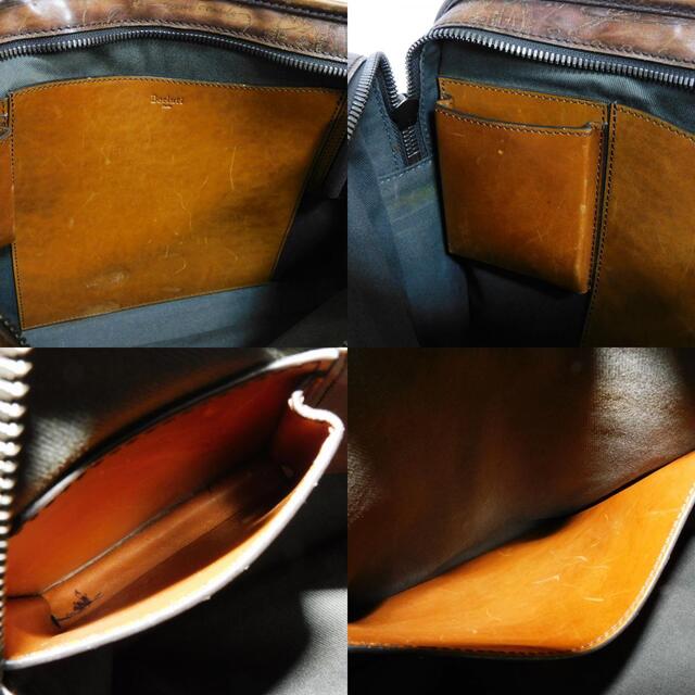 Berluti - ベルルッティ アンジュール スモール スクリットレザー