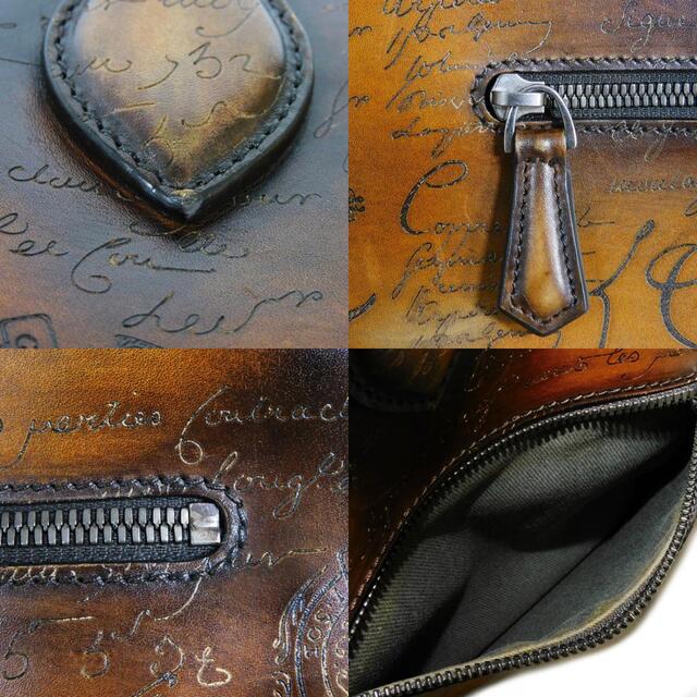 Berluti - ベルルッティ アンジュール スモール スクリットレザー