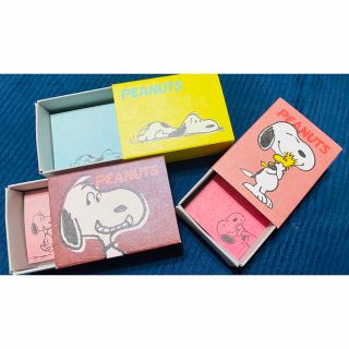 スヌーピー(SNOOPY)のスヌーピー　メモ　3点セット(キャラクターグッズ)