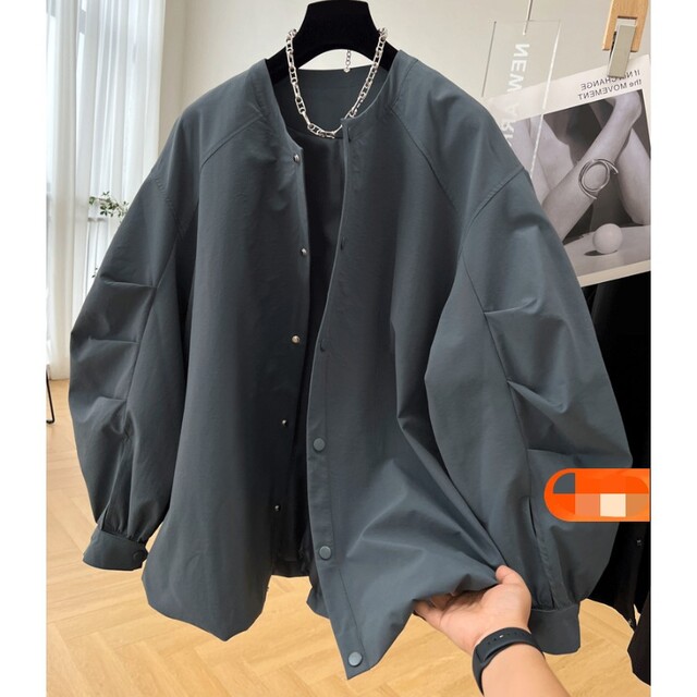 パフスリーブ ジャケット《2color》 レディースのジャケット/アウター(ノーカラージャケット)の商品写真