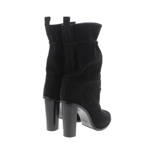 LANVIN - LANVIN ランバン ブーツ 37(23.5cm位) 黒 【古着】【中古】の