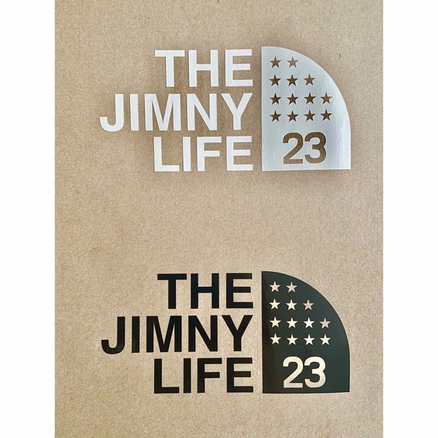 THE JIMNY LIFE23 ザ ジムニー ライフ【カッティングステッカー】 自動車/バイクのバイク(ステッカー)の商品写真