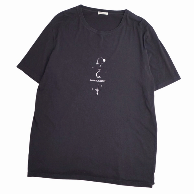 サンローラン パリ SAINT LAURENT PARIS Tシャツ カットソー 半袖 ロゴ