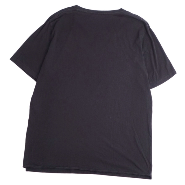 SALOMON(サロモン)のサンローラン パリ SAINT LAURENT PARIS Tシャツ カットソー 半袖 ロゴ柄 コットン トップス メンズ M ブラック/ホワイト メンズのトップス(Tシャツ/カットソー(半袖/袖なし))の商品写真