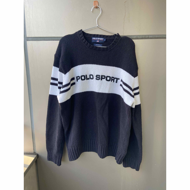レア! 90s POLO SPORT セーター クルーネック ロールネック 値頃