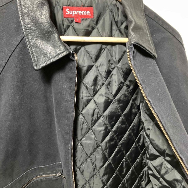 supreme Leather Collar Work Jacket supreme Leather Collar Work Jacket