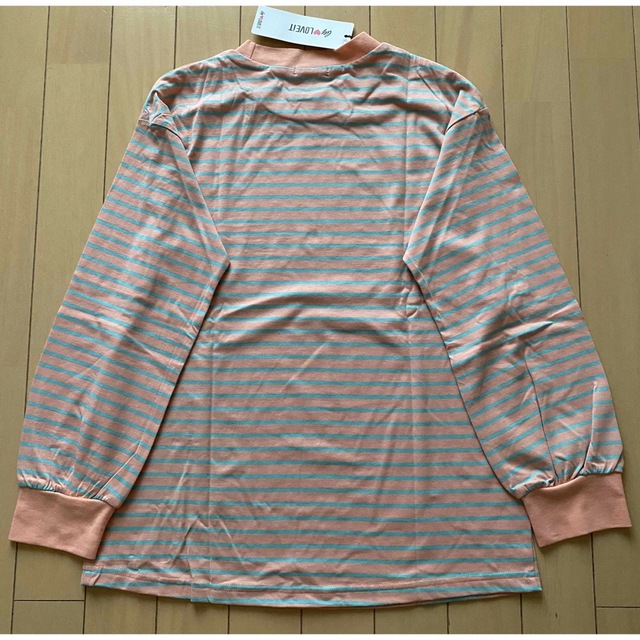 NARUMIYA INTERNATIONAL(ナルミヤ インターナショナル)のバイラビット ボーダーTシャツ 150 キッズ/ベビー/マタニティのキッズ服女の子用(90cm~)(Tシャツ/カットソー)の商品写真